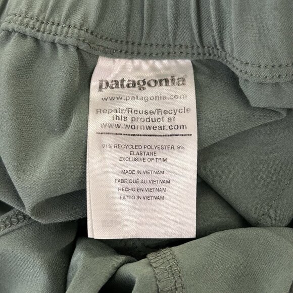 Patagonia Seabrook Jumpsuit Romper Cone Women’s SMALL Green  Hiking Camping - Picture 8 of 16
